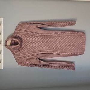 Long turtleneck sweater